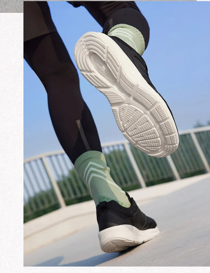 361 Degrees Men Running Shoes Lightweight Cushioning Leather Waterproof Casual Rebound Jogging Non-Slip Sneakers male 672432227.