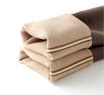 BIVIGAOS Autumn High Waist Seamless Rabbit Fleece Shark Leggings Women Winter Clothes Warm Leggings Sexy Slim Casual Leggings