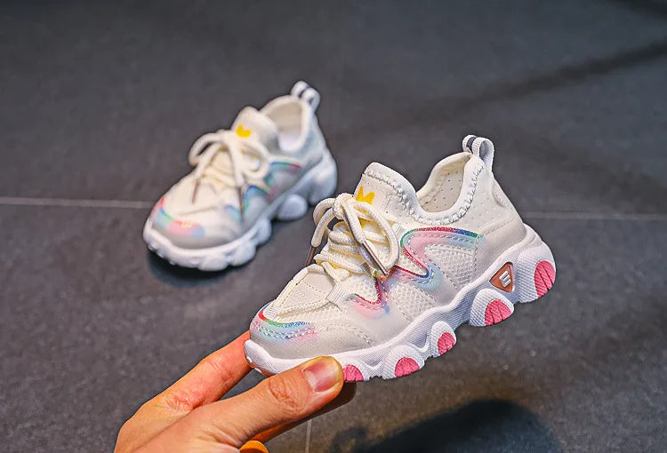 Children's Sports Shoes for Toddlers Boys Girls Little Kids Running Sneakers Air Mesh Breathable Soft Fashion Classic Casual New.