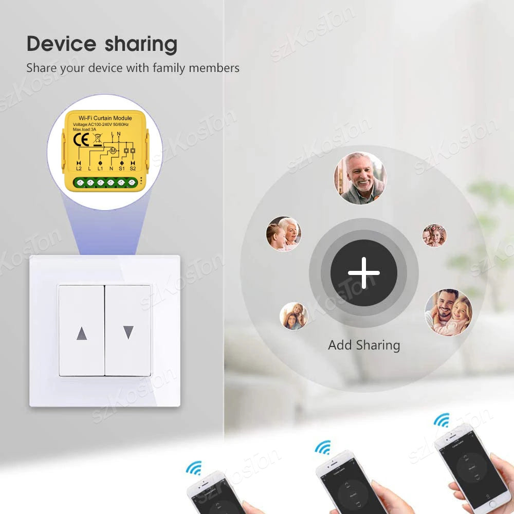 Tuya Smart WiFi/ZigBee Vorhang Schalter Modul Smart Leben APP Verbinden Rollläden Jalousien Motor Schalter Für Alexa Google hause.