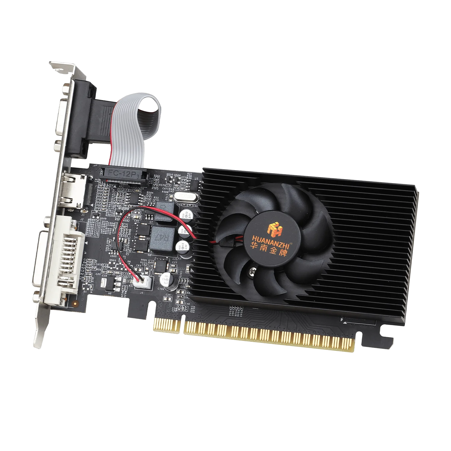 HUANANZHI GT 730 4G Graphics Cards 128Bit GDDR3 HDMI-Compatible VGA DVI GPU Video Card.