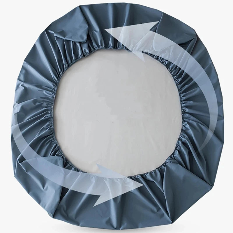 WOSTAR Waterproof mattress protector cover single double bed twin full queen king size elastic fitted sheet style protection pad.