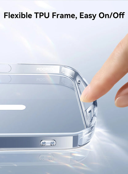 Joyroom Magnetic Frosted Case For iPhone 17 16 Pro Max Case Shockproof Matte Cover For iPhone 16 Wireless Charger Magnet Case.