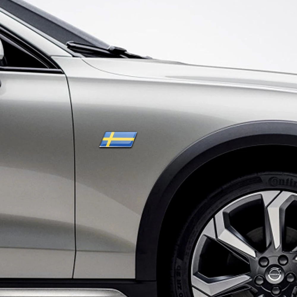 3D Epoxy Sweden France Germany Car Flag Sticker for Peugeot 308 3008 307 207 208 508 2008 306 406 4008 5008 206 408 407 2008.