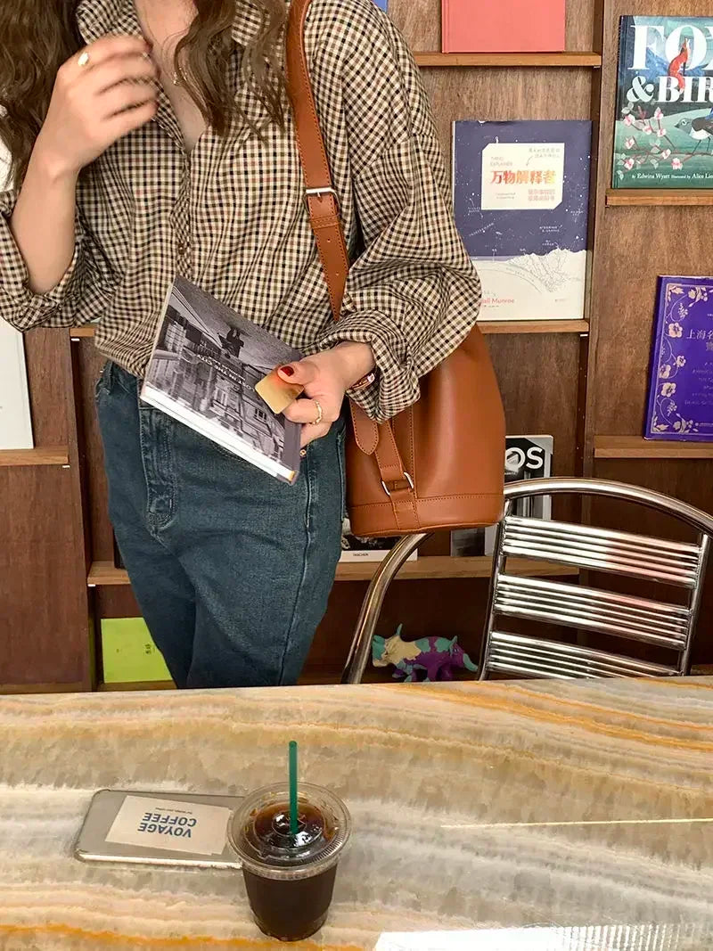 Fashion Casual Women's Plaid Shirt Autumn New Boutique Ladies Blouse and Tops Female Long Sleeve Blouses Clothes