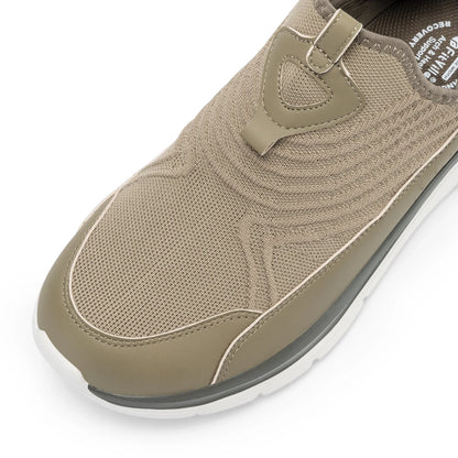 Fitville Wide Men'S Slip-On Running Shoes Lightweight Breathable Outdoor Casual Sports Walking Shoes Sneakers For Swollen Feet