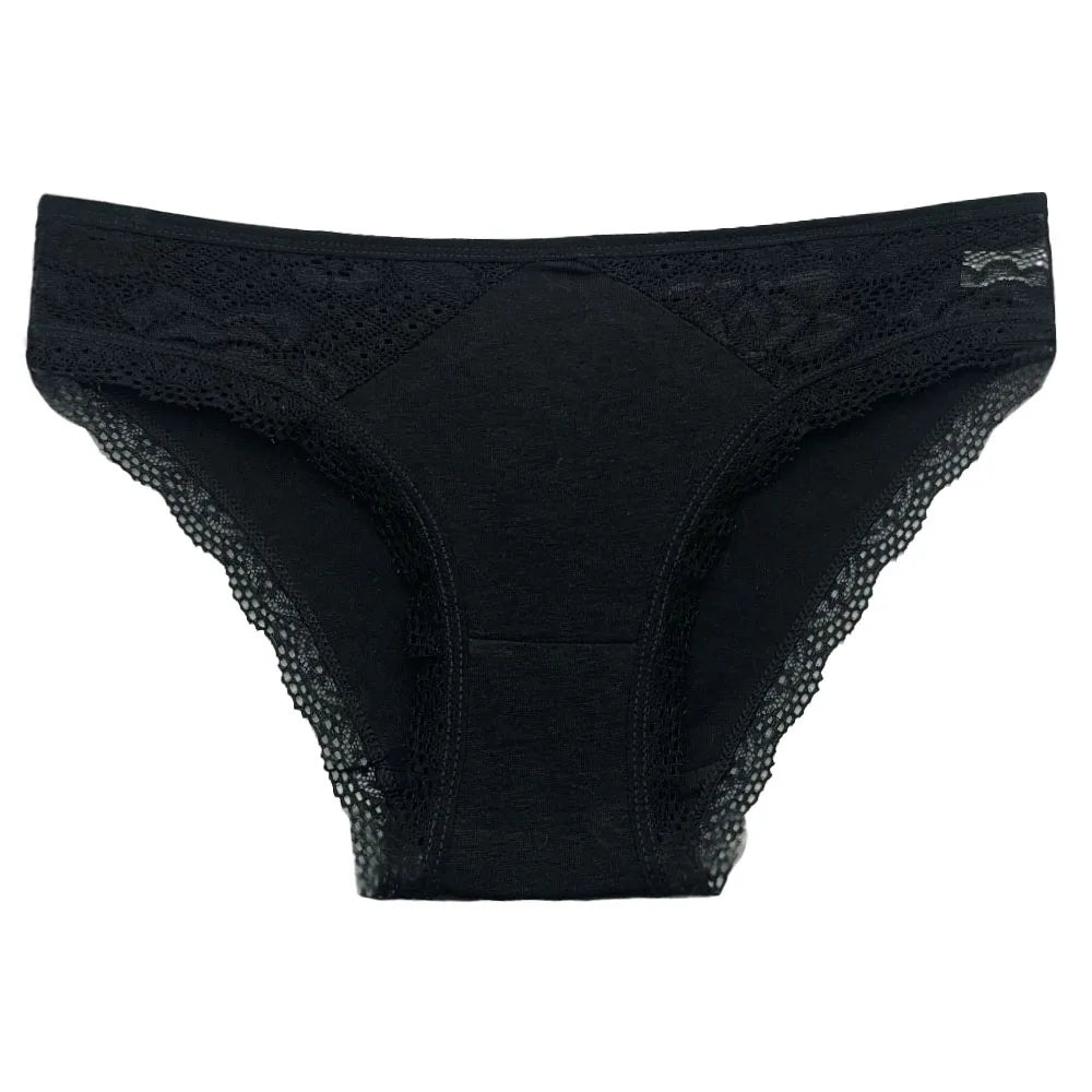 Lady Underwear 5 PCS/SET Sexy Lace Underpants Fashion Female M-XL Women Panties Cotton Briefs.