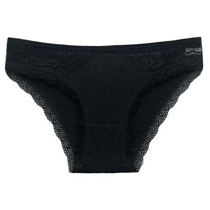 Lady Underwear 5 PCS/SET Sexy Lace Underpants Fashion Female M-XL Women Panties Cotton Briefs.