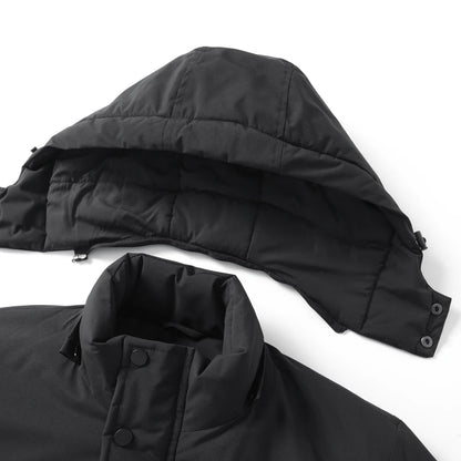 -15 Degree Winter New High Quality Thickened Cotton Warm Hooded Cotton Jacket For Men Loose Sports Windproof Oversized Jacket.
