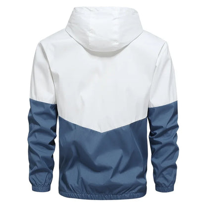 Spring and Autumn Men's Embroidered Hooded Sports and Leisure Set New Fashion Jacket and Pants 2-piece Hip Hop Sports Set.