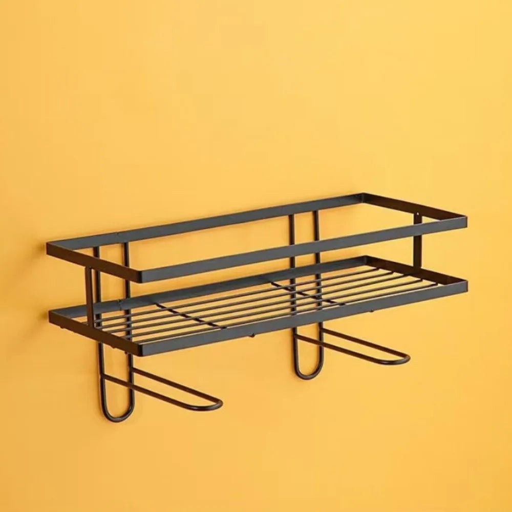 Kein Bohren Toilette Duschregal Lagerung Badezimmer Verschiedenes Lagerregal Multifunktionaler Wassertank Doppelschichtiges Lagerregal