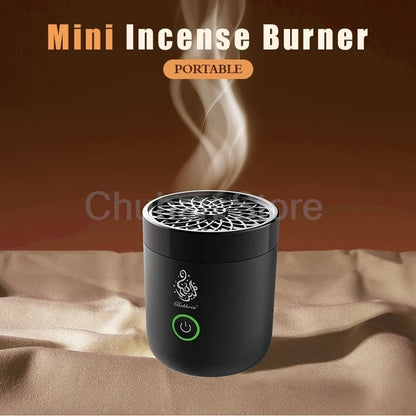 ChuHan Arabic Electric Aroma Diffuser Comb And Car Incense Burner 2 in 1 Rechargeable Portable USB Type C Environment Aromatizer
