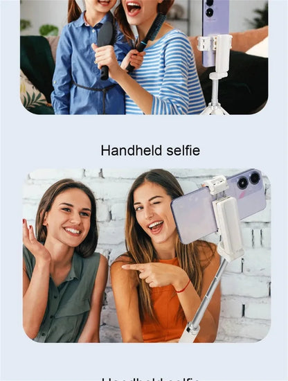 FANGTUOSI Mini Selfie Stick Portable Phone Holder Shooting Aid Versatile Integrated Design Bluetooth Remote For Live Broadcas.