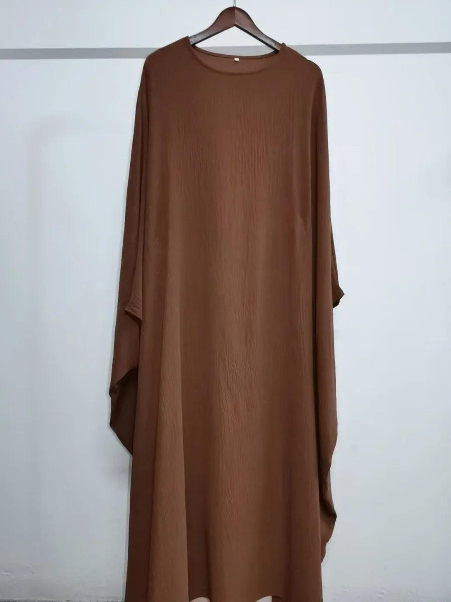 Muslim Women Arabic Dubai Abaya Plus size adjustable Waist Long Dress Modest Kaftan Robe Imitation Linen Femme Islam Clothing.