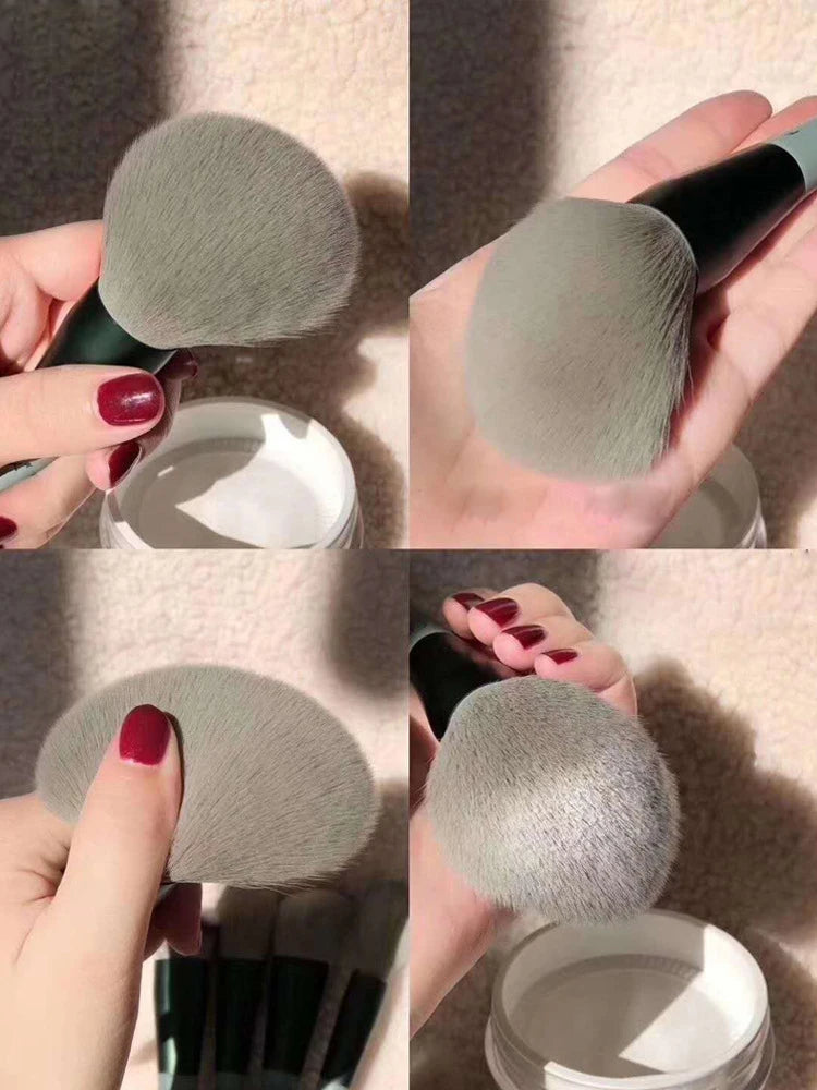 13 PCS Makeup Brushes Set Eye Shadow Foundation Women Cosmetic Brush Eyeshadow Blush Beauty Soft Make Up Tools Bag.