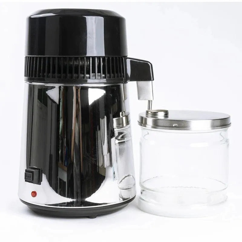 DIVEDEER Water Distiller 4L Purifier Filter Dispenser Drinking Bottle Softener Dual Temp Display Overheat Protection.