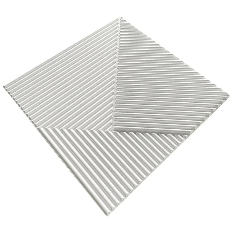 4pcs/ 50x50cm 3D Wall Panels Indoor Wall Decoration for Living Room Bedroom Hotel Office Mural Tile-Panel-Mold 3D Wall Sticker