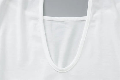 Seltsame Puss Sexy Frau Kleid Ärmellose Hohl Backless Metall Ringe Dünne Elastizität Einfache Party 2025, Sommer Trend Vestidos.