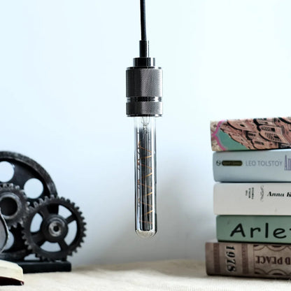 TIANFAN Led Bulbs Vintage Light Bulb ST64 G80 G95 Long Tube Edison Bulb 4W Dimmable 220/240V E27 Smoke Glass 2700K Warm White.