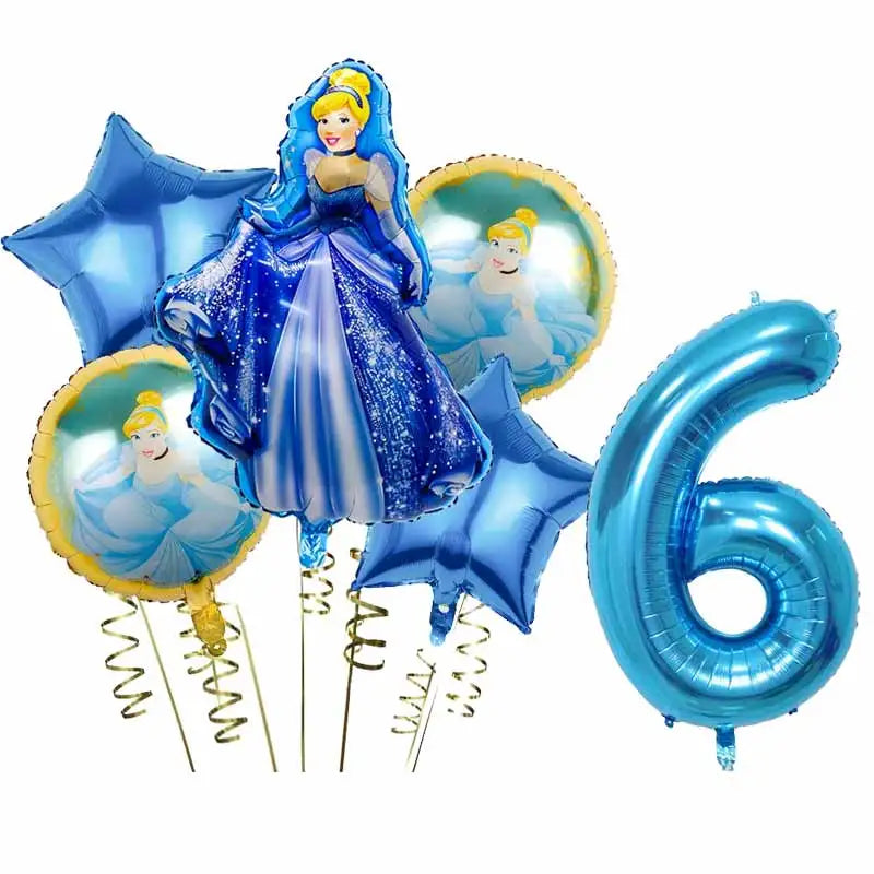 Disney Cinderella Geburtstag Dekoration Party Liefert Hintergrund Geschirr Set Luftballons Dekoration Party Gefälligkeiten Für Kinder Geburtstag