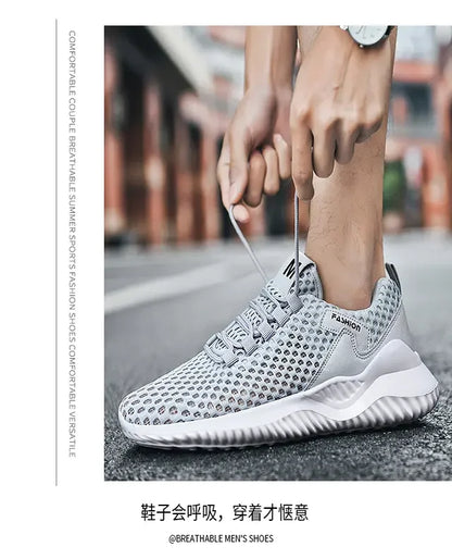 Sommer Tennis Casual Mesh Schuhe Atmungsaktive Hohl training fitness Plattform Weichen Boden Läuft Leichte Vulkanisierte Schuhe