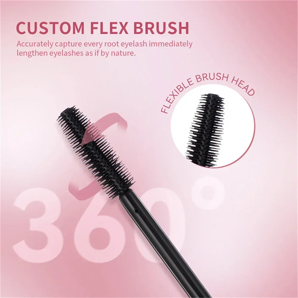 Film Power 4D Waterproof Volume and Curl Mascara Mascara Waterproof Cosmetic Makeup Brushes Sheglam Makeup Rare Beauty Makeup.