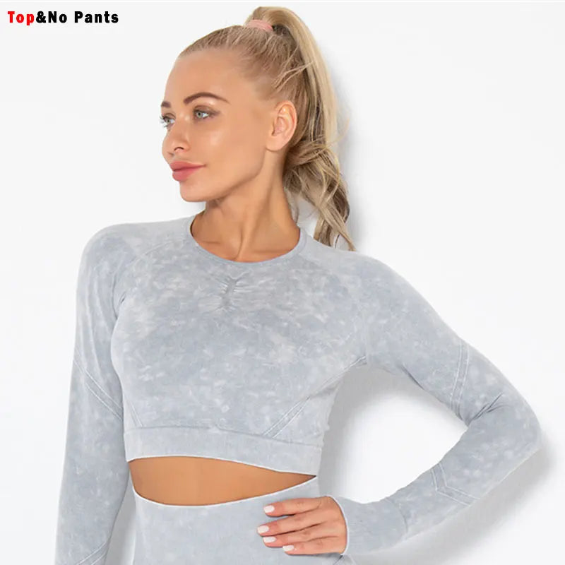 Seamless Yoga Set Gym Clothes Women's Sportswear Yoga Suits Women Fitness Set Tracksuits Sports Outfits Long Sleeve Gym Leggings