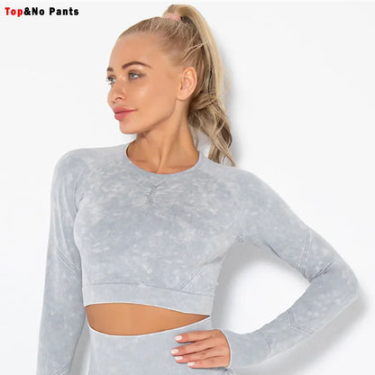 Seamless Yoga Set Gym Clothes Women's Sportswear Yoga Suits Women Fitness Set Tracksuits Sports Outfits Long Sleeve Gym Leggings