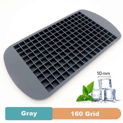 4/6/8/15/160 Grid Big Ice Tray Mold Giant Jumbo Large Food Grade Silicone Ice Cube Square Tray Mold DIY Ice Maker Ice Cube Tray.