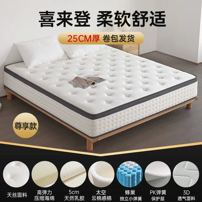 Moderne King-Size-Matratze aus weichem Doppellatex, luxuriöse Designer-Matratze, Queen-Size-Schlafzimmer, Colchon, eheliche Schlafzimmermöbel