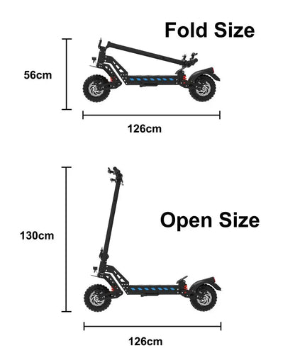 DriveTron DT10 Dual Electric E-Scooter 1400*2W Peak Power 48V20.8AH Battery 10‘’ City Tire Adult Electric Scooter