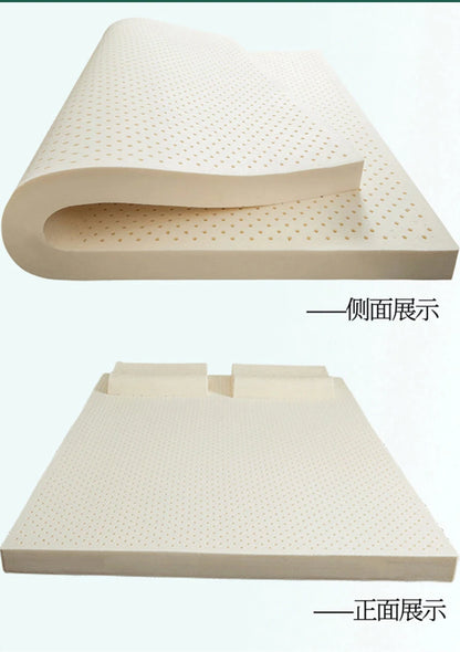 100 % Naturlatex-Matratze Thailand 10 cm Naturlatexmatten Gummi weiches Kissen Zwei-Personen-Haushalt 1,2/1,5/1,8 m Heimmatratze
