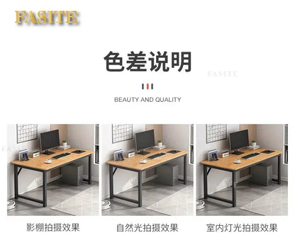 Hochwertiger, langlebiger Computertisch, Desktop-Tisch für Zuhause, Schlafzimmer, moderner, einfacher Mietisch, Studenten-Studientisch, langer Streifen