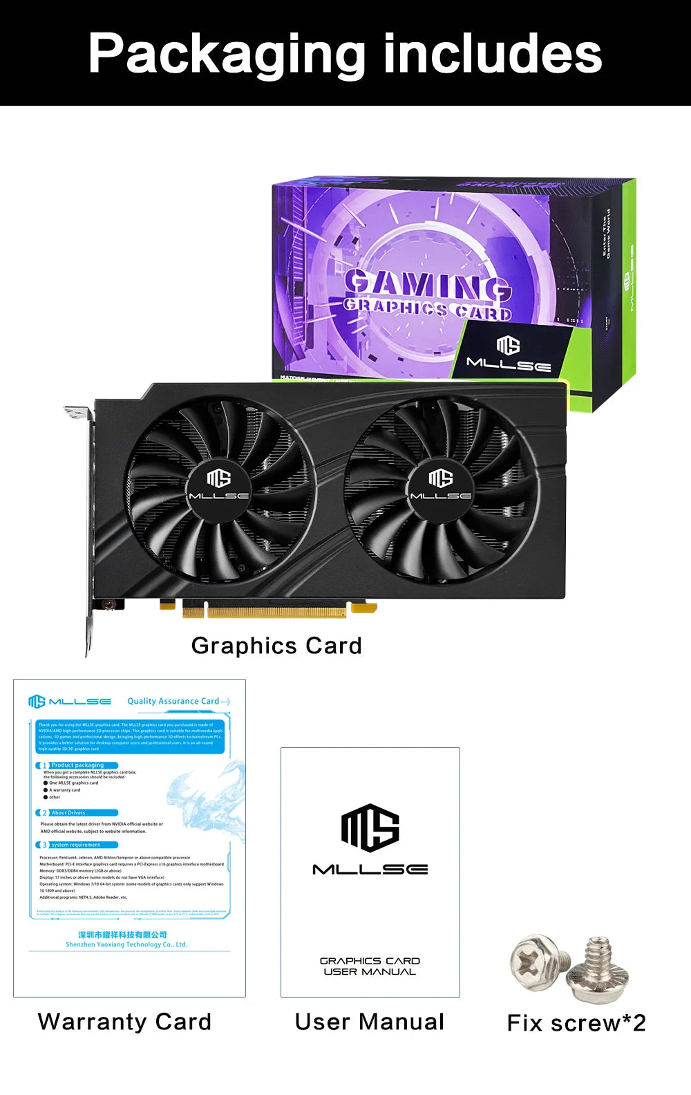 MLLSE RTX 3060 12GB Graphics Card GDDR6 192Bit PCI Express 4.0 ×16 8Pin NVIDIA GPU Rtx 3060 Gaming Video Card Placa De Video.
