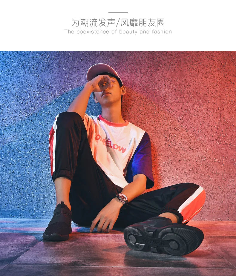 Men Shoes New Loafers Comfortable Fashion Mesh Man Casual Sneakers Couple Shoes Lightweight Non-slip Walking Footwear Size 48.