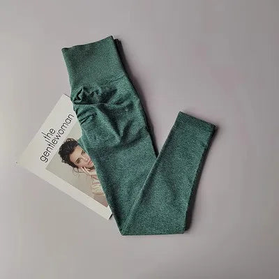 Nahtlose Damen-Leggings mit hoher Taille, schnell trocknend, elastisch, für Yoga, Fitness, Fitnessstudio, Jogginghose, Push-up-Leggings, Sportbekleidung.