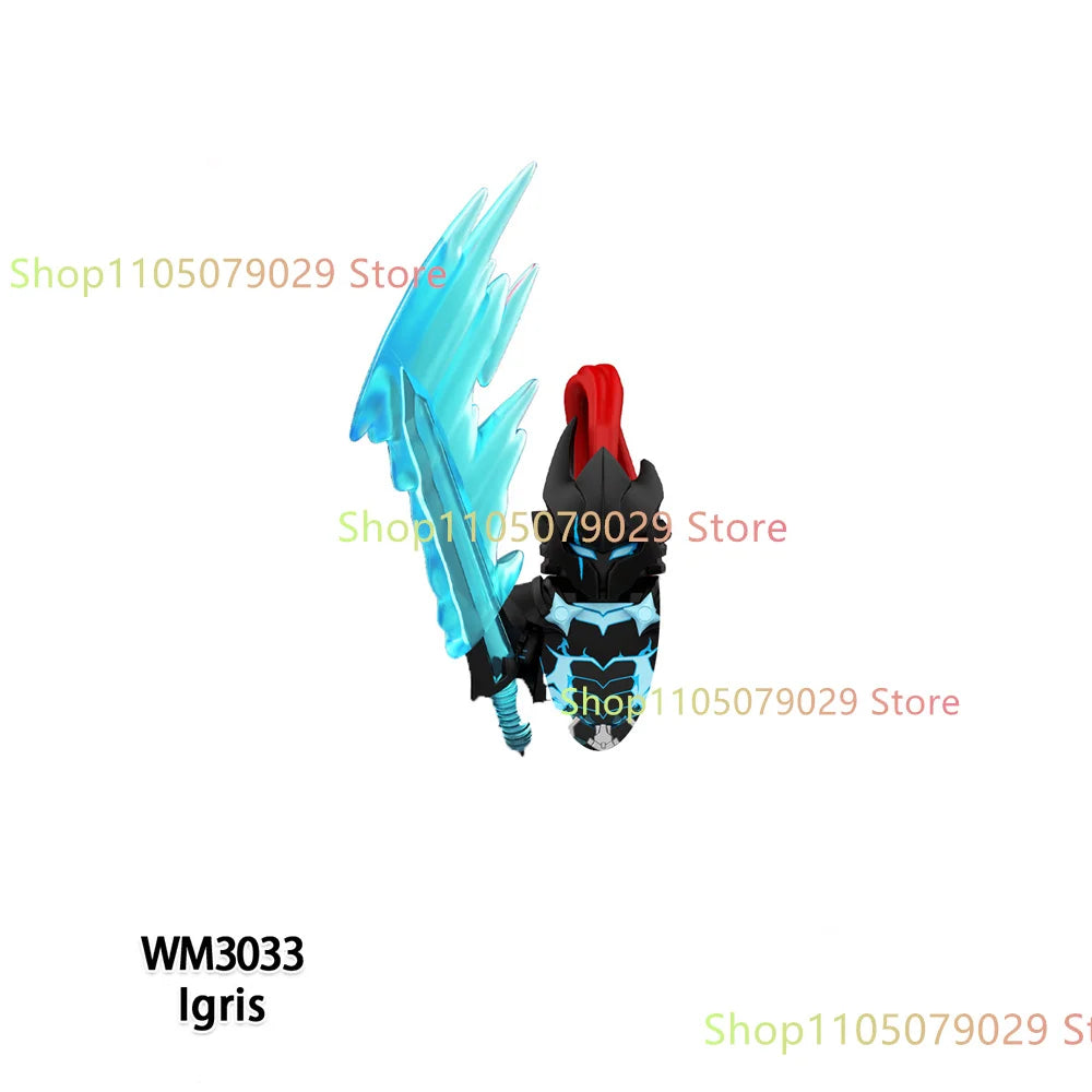 WM6220 WM6221 Anime Cartoon TV Toy Sung Jin Woo Solo Leveling Man S Hunter Level Up Building Blocks for Kids Collect Toys Gift.