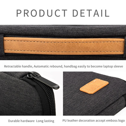 Laptop Sleeve bag 14 15.6 Inch Notebook Pouch For Macbook HP Dell Acer Shockproof Computer Briefcase Travel Business Men Case.
