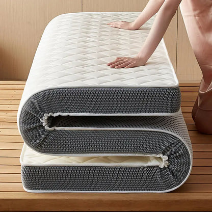 Naturlatex-Matratze, Zuhause, Schlafzimmer, Tatami, Memory, Wattepad, gepolstert, Vermietung, einzelner Studentenwohnheim, verdickt