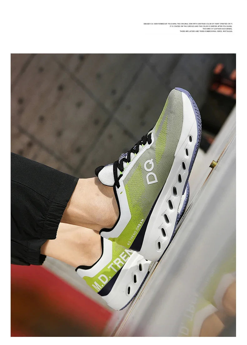 Men Women Comfortable Shoes Unisex Breathable Mesh Walking on Ultralight Outdoor Running Casual Sneakers Clouds Shoes.