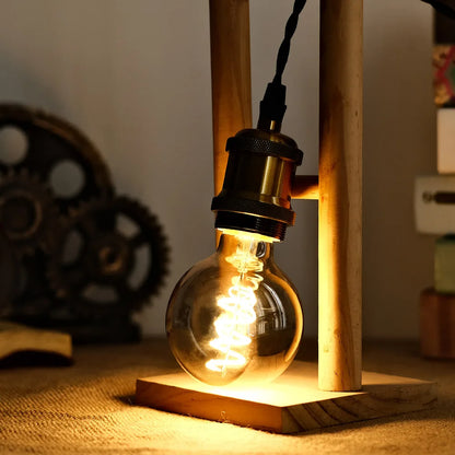 TIANFAN Led Bulbs Vintage Light Bulb ST64 G80 G95 Long Tube Edison Bulb 4W Dimmable 220/240V E27 Smoke Glass 2700K Warm White