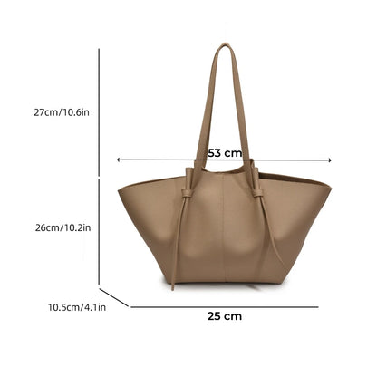 Branded Designer Shoulder Tote Bags For Women Soft PU Leather 2-IN-1 Big Capacity Shopper Tote Set 2025 Luxury Designer Handbags.