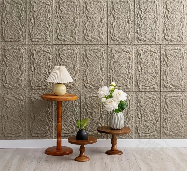 PU stone wall panel, 10 mm, realistic brick pattern, anti-mould and moisture-proof, waterproof and washable, suitable for/outdoo