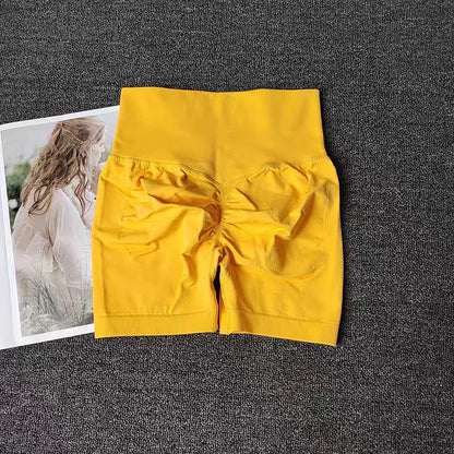 Summer Yoga Shorts Women Fitness Shorts Breathable Sports High Waist Running Shorts Cycling Shorts Workout Gym Sports Shorts.