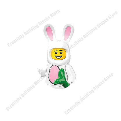 New Hot Series Gray Shark Boy Girls 3D Model DIY Building Bload Toys Classic Movie Children's Toys Gifts.