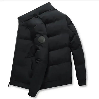 Men's thick warm jackets with zippers, casual wear, streetwear, business wear, new arrivals for autumn and winter 2025.