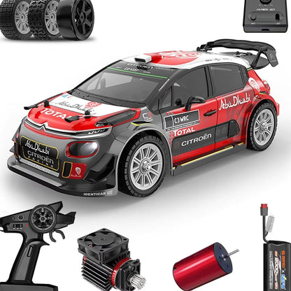 1/14 MJX 14303 Rc Drift Car 2.4G High Speed Drift Rally Truck Hyper Go Brushless 4WD Off-Road RC Cars for Adults for Kids Toys.