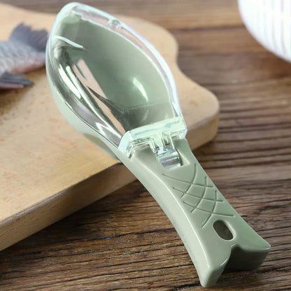 Fish Scale Scraper Fish Skin Brush Seafood Tools Fast Remove Fish Scraper Cleaning Knife Kitchen Accessories.