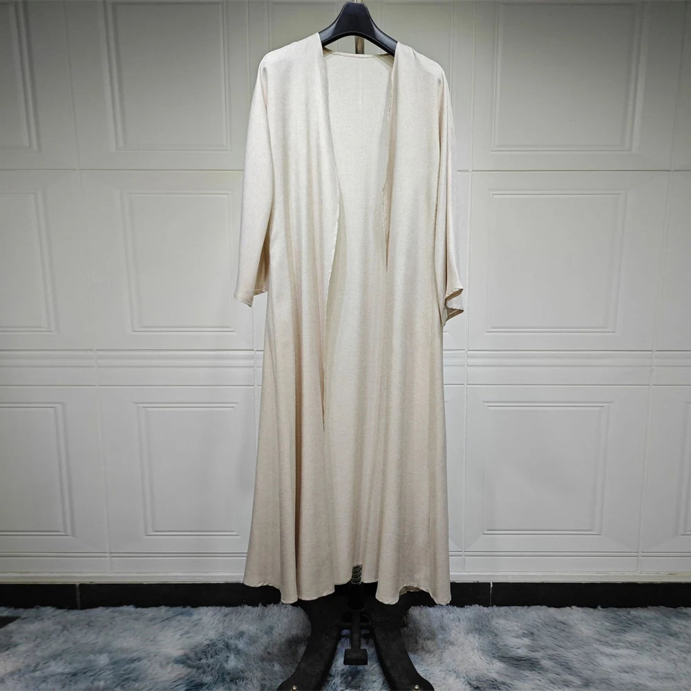 Ähnliche Baumwolle Leinen Batwing Kimono Abaya Dubai Islam Muslimischen Kleid Für Frauen Kebaya Kaftan Robe Musulmane Kaftan Marocain Femme