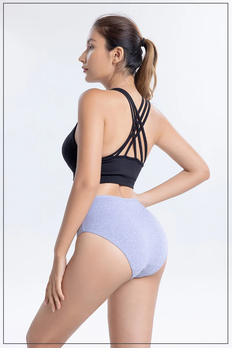 3PCS/Set Women Sexy Seamless Cotton Panties Big Size Underwear Female Underpants Girls 6 Solid Color Soft Briefs Lingerie 8815.